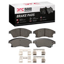 DFC 11-17 Chevrolet Cruze Limited Front Geospec Rotors with 5000 Advanced Brake Pads w/Hardware
