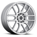 Raceline 141S Mystique 18x7.5in / 5x108/5x114.3 BP / 42mm Offset / 72.62mm Bore - Gloss Silver Wheel