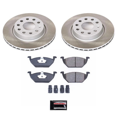 Power Stop 13-15 Volkswagen Jetta Front and Rear Semi-Coated Rotor Kit
