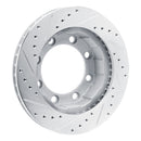 R1 77-79 Ford F-250 Front Drilled & Slotted Silver Brake Rotor Set