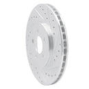 R1 95-06 Chrysler Cirrus Front Right Drilled & Slotted Silver Brake Rotor