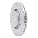 R1 98-09 Audi A4 (USA/Canada) Front Right Drilled & Slotted Silver Brake Rotor