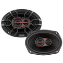 DS18 6x9in 60 Watts RMS 4 ohm 3-Way Coaxial Speaker System Universal Fit
