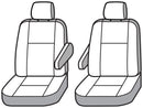 Covercraft 16-20 Ford Transit Polycotton SeatSaver Custom Front Row Seat Covers - Charcoal