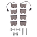 DFC 03-16 Audi RS4 Front 4000 HybriDynamic Brake Pads and Hardware Kit