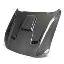 Anderson Composites 21-23 Ford Mustang Mach 1 Type-SK Double-Sided Carbon Fiber Hood