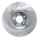 DFC 08-13 BMW M3 Right Rear Drilled Brake Rotor
