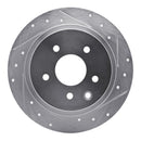 R1 13-24 Nissan Altima Front & Rear Drilled & Slotted Silver Brake Rotor Set