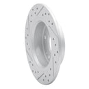 R1 03-08 Acura Tsx Rear Right Drilled & Slotted Geo-Carbon Rotor