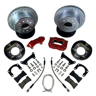 Baer Brakes Rear Ends w/ Ford 9in Torino Bearing Housing Ends 11in SS4 Rear SDZ Brake Kit - CY