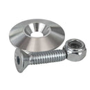 Moroso 1.25in Taper Washer - Raw (10 Pack w/Hardware)