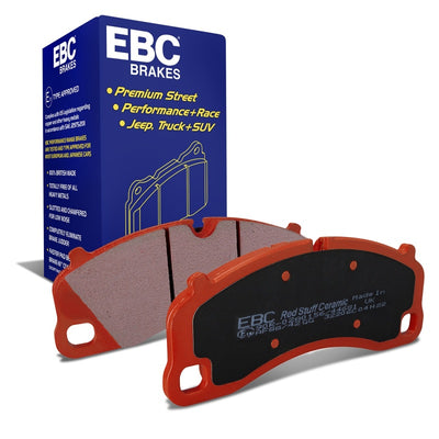 EBC Racing 12-16 Porsche 911 Turbo SG Floating Rotor Set w/ Redstuff Pads - Front and Rear