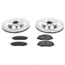 Power Stop 11-14 Ford Mustang Front Z23 Evolution Sport Brake Kit w/Calipers