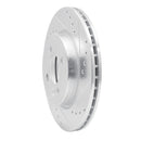 R1 02-08 Mini Cooper Front & Rear Drilled & Slotted Silver Brake Rotor Set