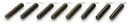 Moroso Wing Nut Stud - 1/4in-20 x 1-3/8in - 8 Pack