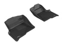 3D MAXpider 2009-2010 Ford F-150 Supercrew Kagu 1st & 2nd Row Floormats - Black