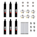 QA1 23.75 Eye-B/Eye-B V-None Dry Shock Small Body Steel 14.63 - 6 Pack