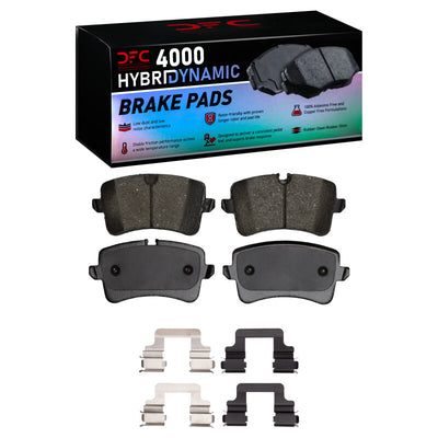 DFC 11-18 Audi A6 Quattro Rear Geospec Rotors w/4000 HybriDynamic Brake Pads w/Hardware