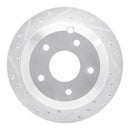 R1 05-06 Pontiac GTO Front & Rear Drilled & Slotted Silver Brake Rotor Set