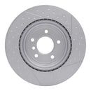 DFC 06-13 BMW 330i Rear GeoSPEC Coated Rotor - Dimpled and Slotted