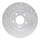 R1 19-24 Nissan Altima Front & Rear Drilled & Slotted Silver Brake Rotor Set