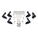 Westin 09-14 Ford F-150 Supercrew HDX Stainless Drop Nerf Step Bars - Tex. Blk