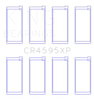 King Engine Bearings Alfa Romeo 105/105.48/Ar016/Ar64103/Ar67201 (Size +0.25mm) Conrod Bearing Set