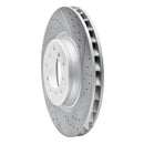 R1 01-06 BMW M3 Left Front Drilled & Slotted Geo-Carbon Rotor
