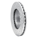R1 80-89 Buick SKYLARK Front Right Drilled & Slotted Silver Brake Rotor