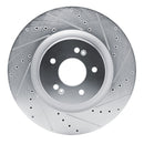 R1 21-25 Hyundai Sonata Front & Rear Drilled & Slotted Silver Brake Rotor Set