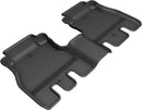 3D MAXpider 2018-2020 Jeep Wrangler JL Unlimited Kagu 1st & 2nd Row Floormats - Black