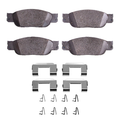 DFC 00-02 Jaguar S-Type Front 5000 Advanced Low Metallic Brake Pads and Hardware Kit