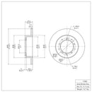 DFC 74-16 Land Rover Discovery Rear Rotors