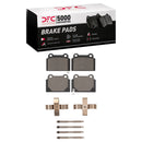 DFC 08-15 Mitsubishi Lancer Rear Drill/Slot Geoperf Rotors 5000 Advanced Brake Pads w/Hardware