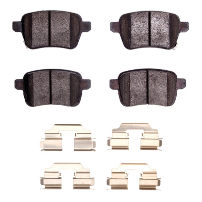 DFC 14-19 Fiat 500L Rear Euro 5000 Ceramic Brake Pads and Hardware Kit