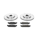 Power Stop 10-11 Ford Flex Front & Rear Z23 Evolution Sport Brake Kit w/Calipers
