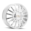 Cali Off-Road 9110D Summit Dually 22x8.25 / 8x165.1 BP / -192mm Offset / 121.3mm Hub Polished Wheel