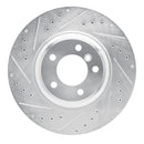 R1 07-15 BMW 335i xDrive Front & Rear Drilled & Slotted Silver Brake Rotor Set