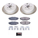 Power Stop 08-10 Subaru Impreza Front and Rear Semi-Coated Rotor Kit
