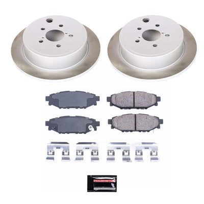 Power Stop 13-16 Subaru BRZ Front and Rear Semi-Coated Rotor Kit