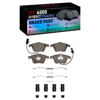 DFC 00-11 Audi A6 Quattro Front 4000 HybriDynamic Brake Pads and Hardware Kit