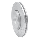 R1 03-11 Cadillac BLS (Mexico) Front Left Drilled & Slotted Silver Brake Rotor