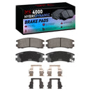 DFC 88-99 Dodge Stealth Rear 4000 HybriDynamic Brake Pads and Hardware Kit