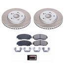 Power Stop 10-12 Acura RDX Front and Rear Semi-Coated Rotor Kit