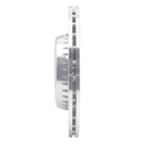R1 15-23 Mercedes-Benz C300 Coupe & Convertible Rear Right Drilled & Slotted Silver Brake Rotor