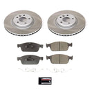 Power Stop 17-19 Ford Escape Front and Rear Semi-Coated Rotor Kit