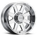Raceline 940C Hostage 17x9in / 5x127 BP / 0mm Offset / 78.1mm Bore - Chrome Wheel