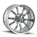 Ridler 650 20x8.5 / 5x114.3 BP / 0mm Offset / 83.82mm Hub Chrome Wheel