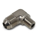 Russell Performance -6 AN to 1/8in NPT 90 Degree Flare to Pipe Adapter (Endura)