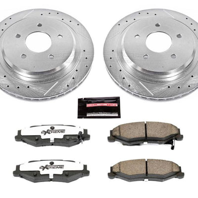 Power Stop 2004 Cadillac XLR Front & Rear Z26 Street Warrior Brake Kit